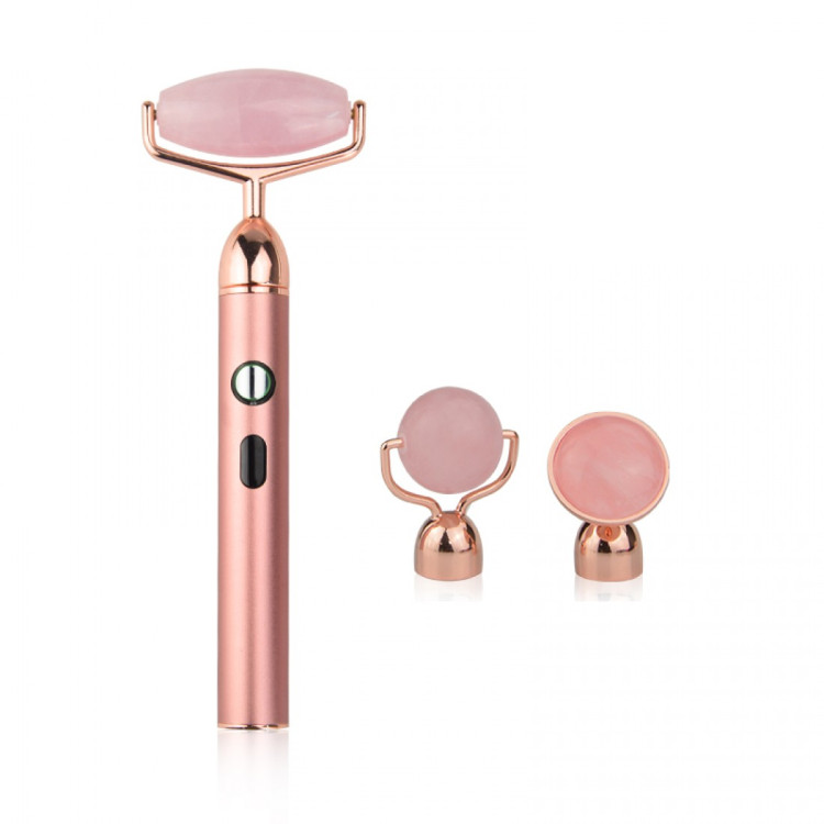  USB Rechargeable Detachable Vibrating Roller Set 