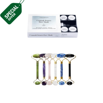 Unmask Senses Face Mask Kit & Face Roller