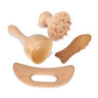 Habys- Σετ Ξύλινα Εργαλεία Μασάζ 4 τεμ