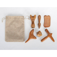 Habys- Σετ Ξύλινα Εργαλεία Μασάζ 6 τεμ